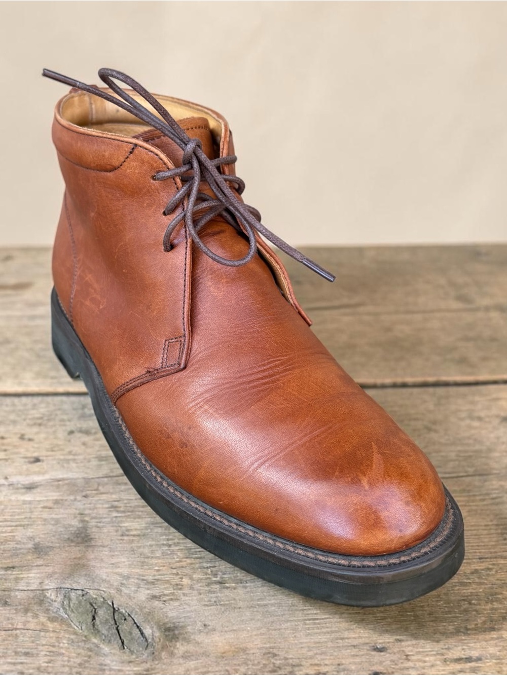 Barrie Ltd Custom Grade Chukka Boots 7.5 Brown Leather Made England George Cox